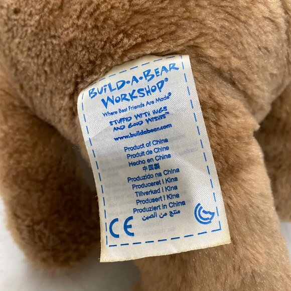 Build a Bear Plush Dog 11" Brown Lot of 2 Puppy Hound Blep Super Soft Stuffed - Picture 6 of 11